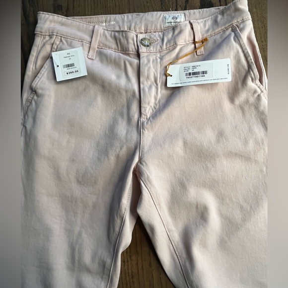 NWT The Caden Tailored Trousers by Adriano Goldschmied in Pastel Pink!! Gorgeous - Picture 5 of 12